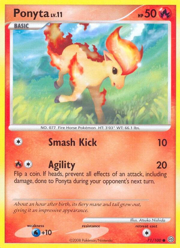 Ponyta #71 Pokemon Stormfront