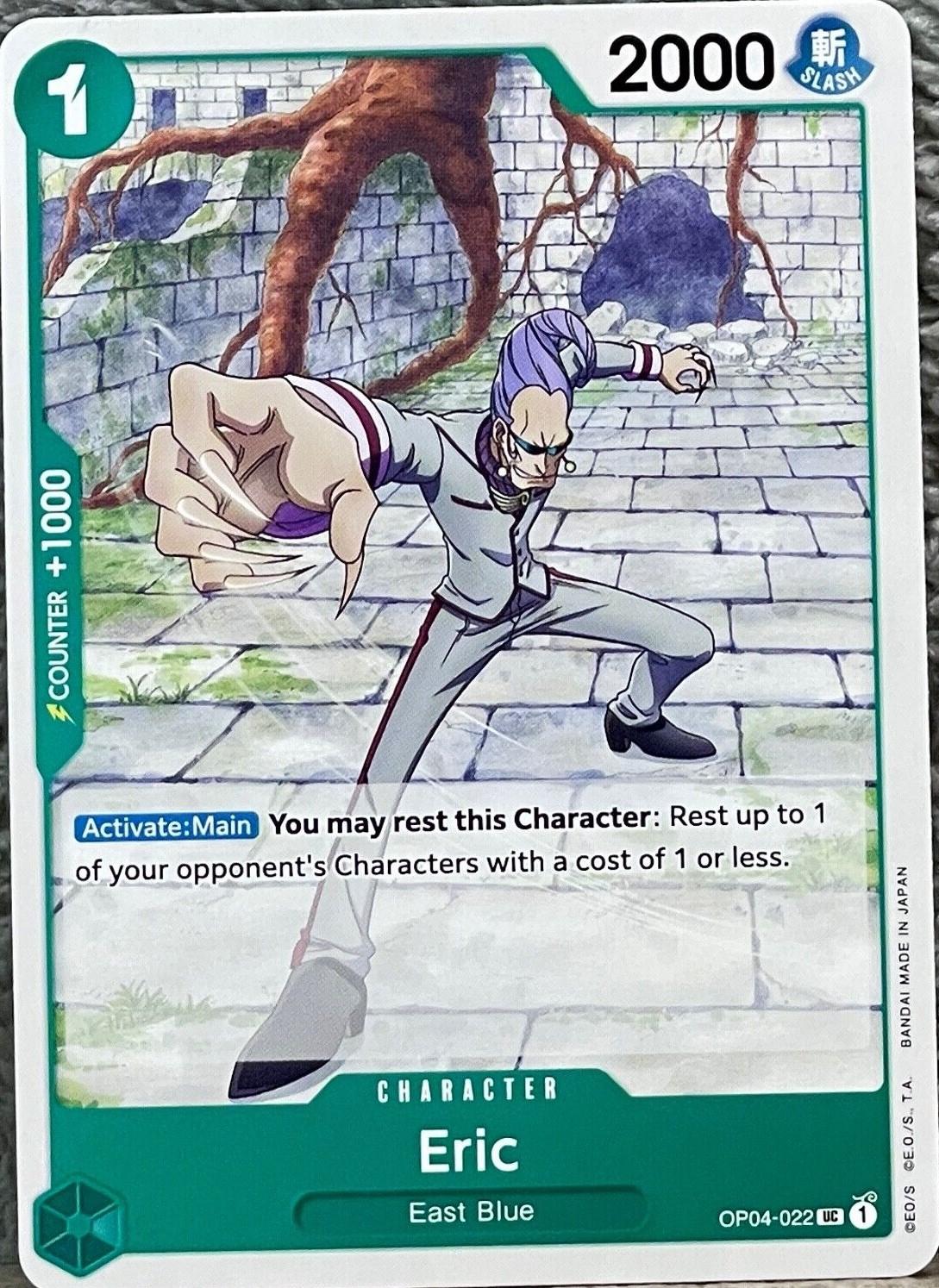 Eric OP04-022 One Piece Kingdoms of Intrigue