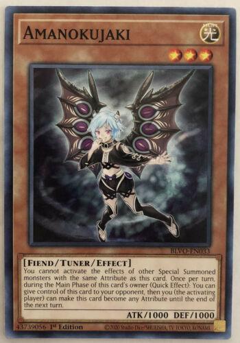 Amanokujaki BLVO-EN033 YuGiOh Blazing Vortex