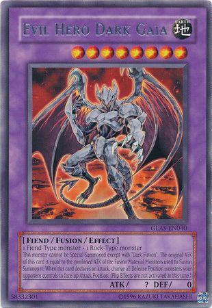 Evil HERO Dark Gaia GLAS-EN040 YuGiOh Gladiator's Assault