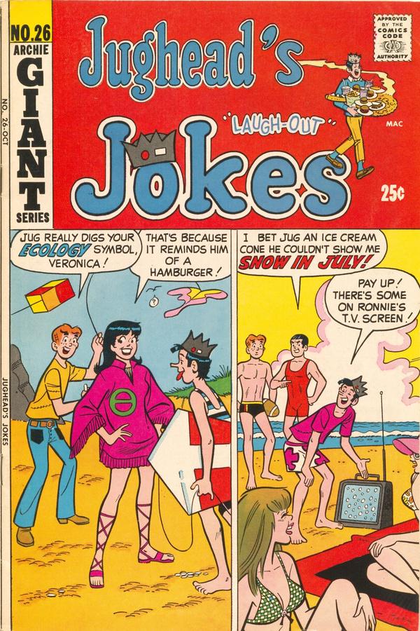 Jughead's Jokes #26 (1971) Comic Books Jughead's Jokes