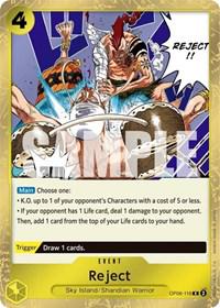 Reject OP06-116 One Piece Wings of the Captain