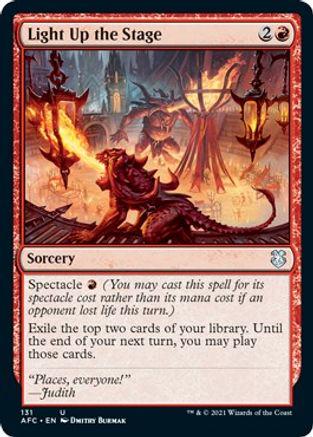Light Up the Stage Magic Adventures in the Forgotten Realms Commander