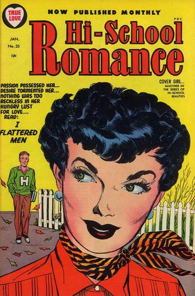 Hi-School Romance #35 (1955) Comic Books Hi-School Romance