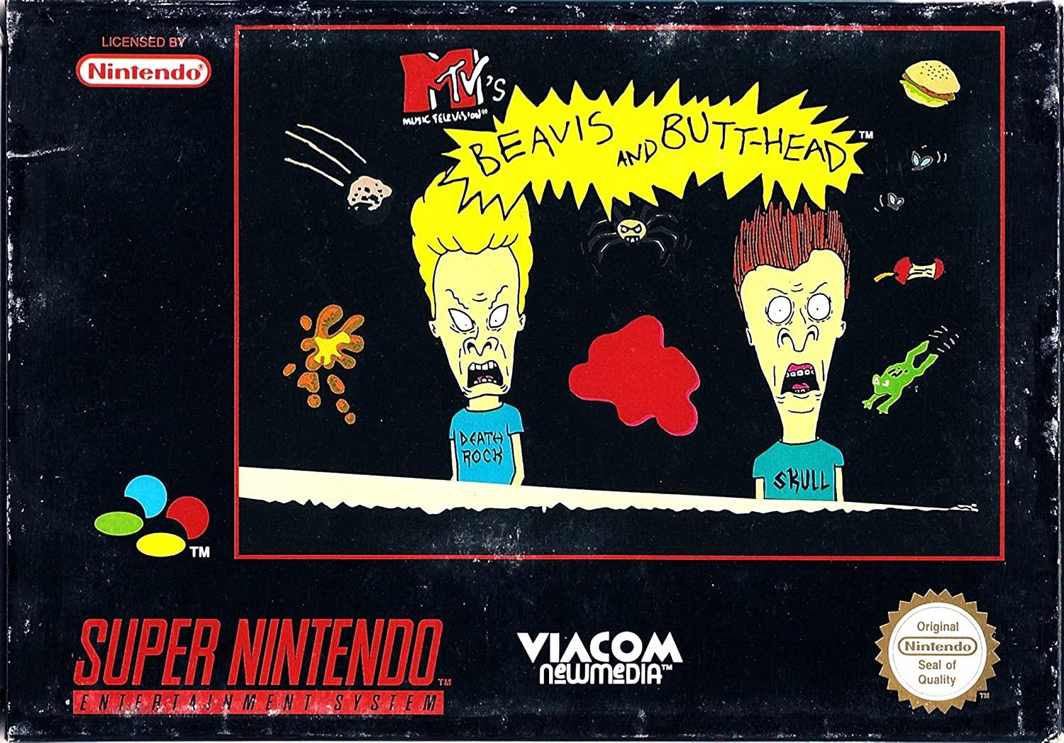 Beavis and Butthead PAL Super Nintendo
