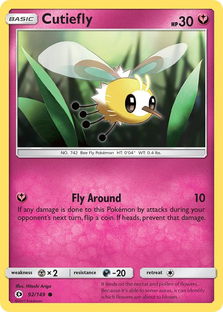 Cutiefly #92 Pokemon Sun & Moon