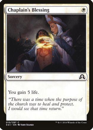 Chaplain's Blessing Magic Shadows Over Innistrad