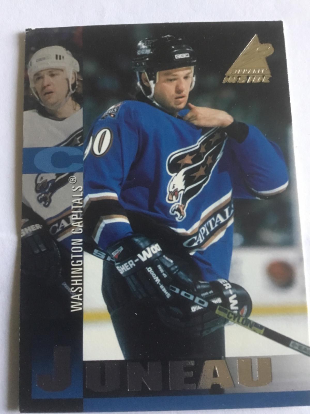 Joe Juneau #151 Hockey Cards 1997 Pinnacle Inside