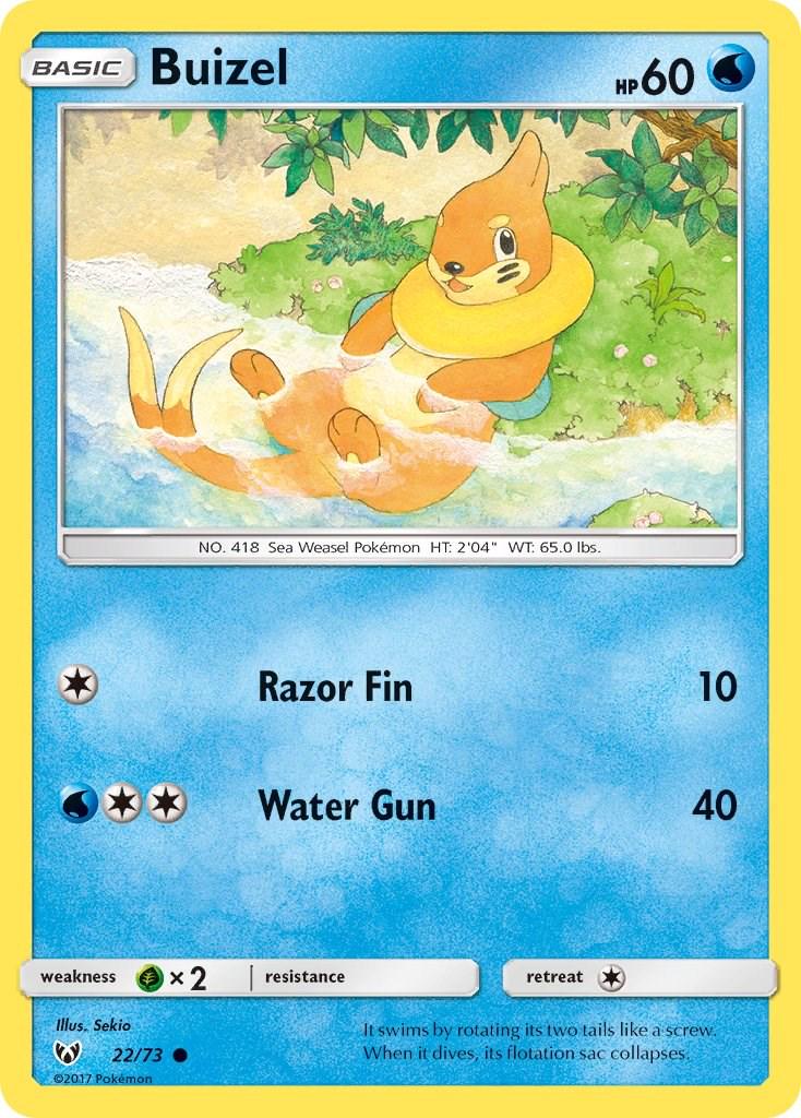 Buizel #22 Pokemon Shining Legends