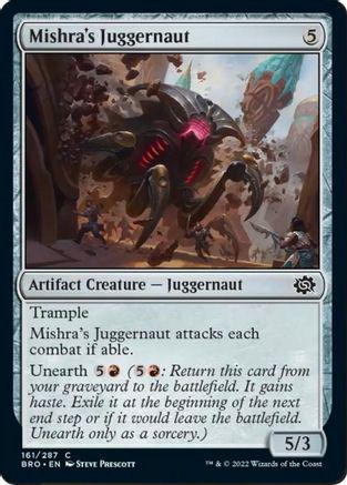 Mishra's Juggernaut #161 Magic Brother's War