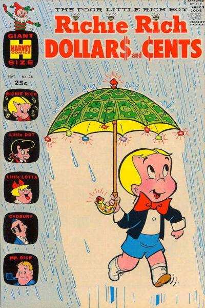Richie Rich Dollars and Cents #38 (1970) Comic Books Richie Rich Dollars and Cents