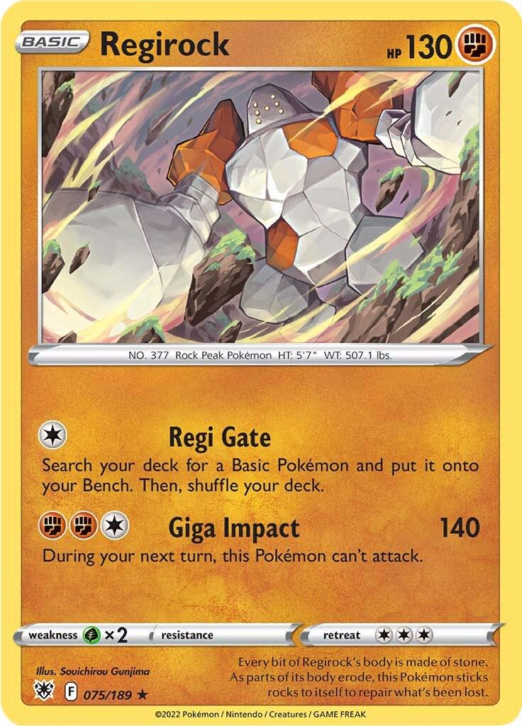 Regirock #75 Pokemon Astral Radiance