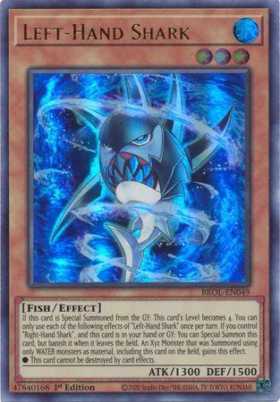 Left-Hand Shark BROL-EN049 YuGiOh Brothers of Legend