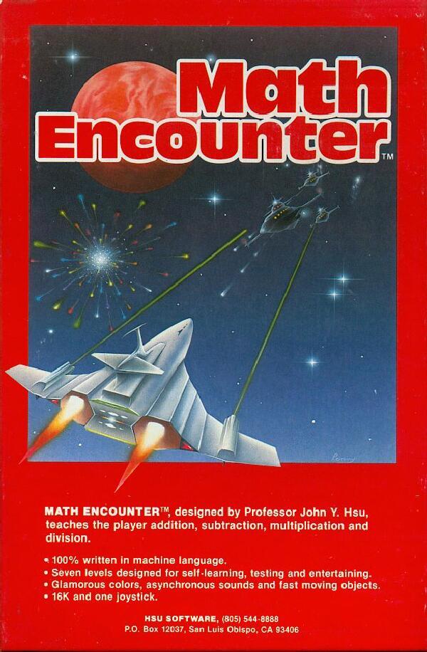 Math Encounter Atari 400