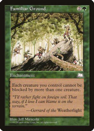 Familiar Ground Magic Weatherlight