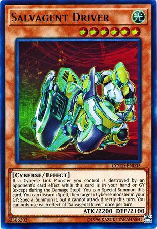 Salvagent Driver COTD-EN005 YuGiOh Code of the Duelist