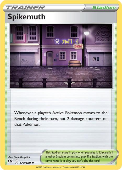 Spikemuth #170 Pokemon Darkness Ablaze