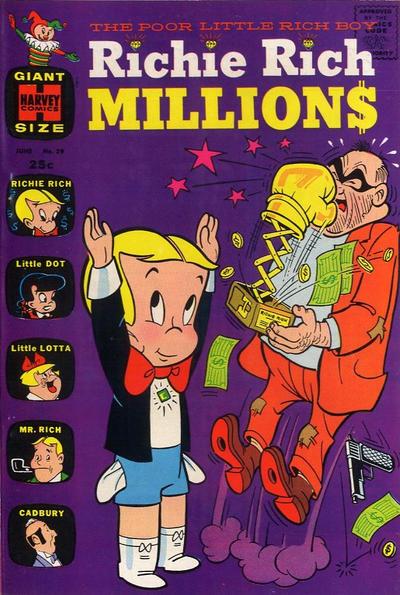 Richie Rich Millions #29 (1968) Comic Books Richie Rich Millions