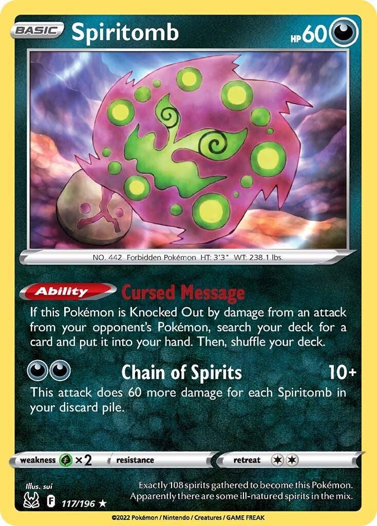Spiritomb #117 Pokemon Lost Origin