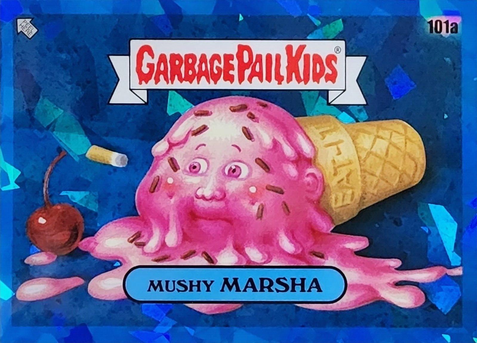 Mushy MARSHA #101a Garbage Pail Kids 2021 Sapphire