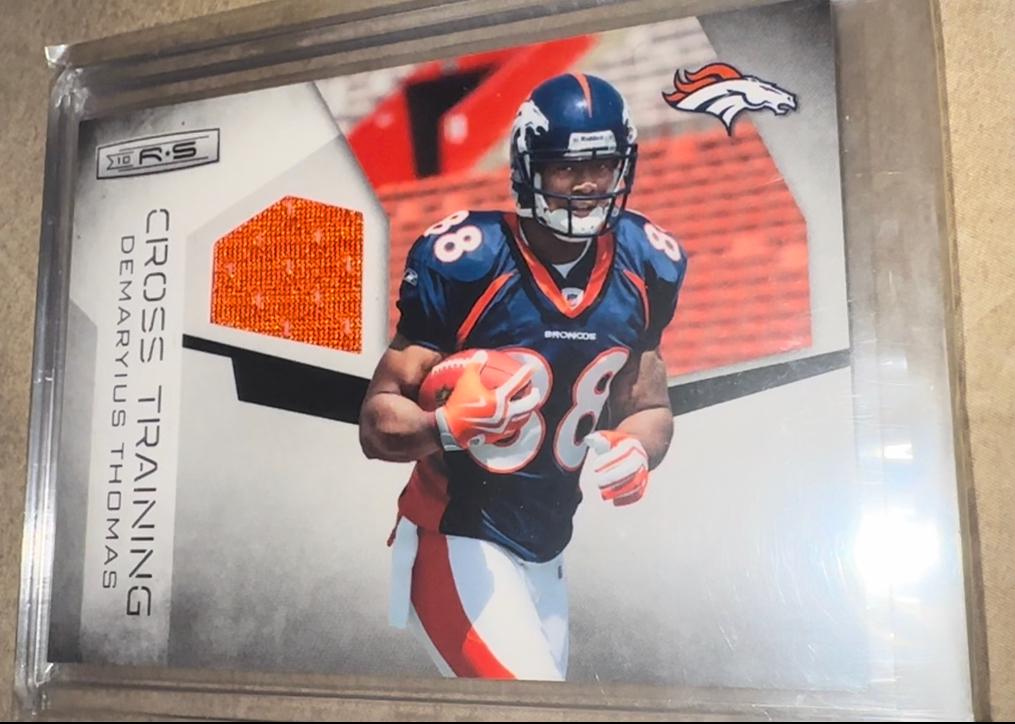 Demaryius Thomas #33 Football Cards 2010 Panini Rookies & Stars Cross Training