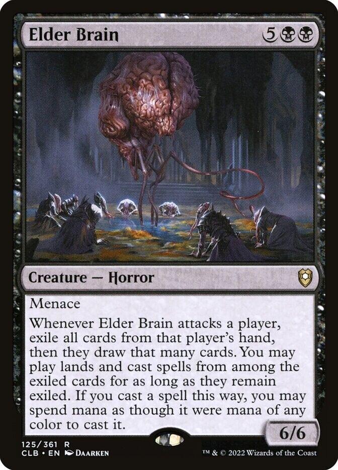 Elder Brain #125 Magic Commander Legends: Battle for Baldur's Gate
