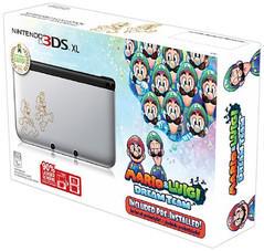 Nintendo 3DS XL Silver Mario & Luigi Edition Cover Art