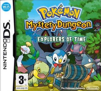 Pokemon Mystery Dungeon Explorers of Time Cover Art