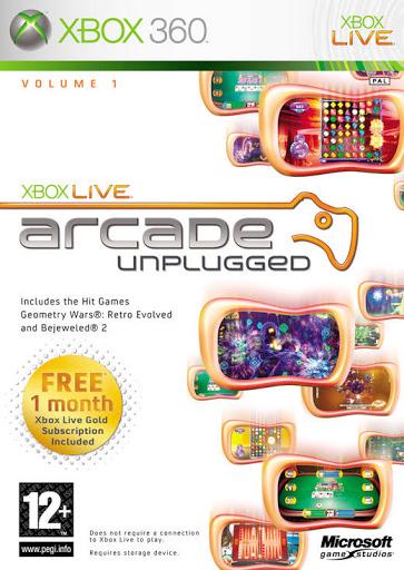 Xbox Live Arcade Unplugged Vol. 1 PAL Xbox 360