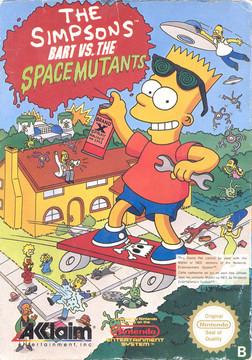 The Simpsons Bart vs the Space Mutants PAL NES
