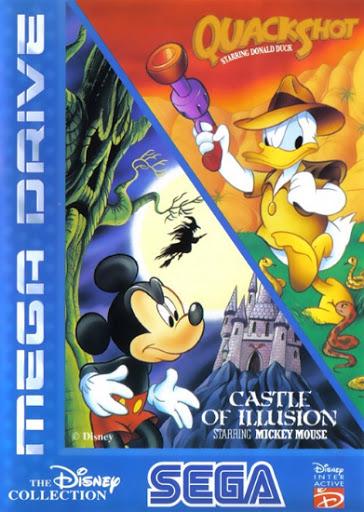 Quack Shot & Castle of Illusion PAL Sega Mega Drive