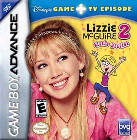 Disney's Lizzie McGuire 2 Lizzie Diaries Game + TV Episode GameBoy Advance