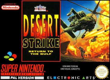 Desert Strike Return to the Gulf PAL Super Nintendo