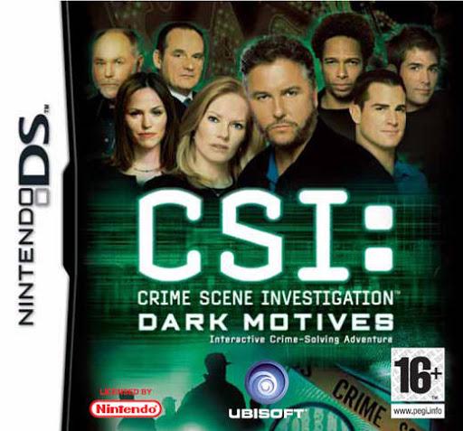 CSI Dark Motives PAL Nintendo DS