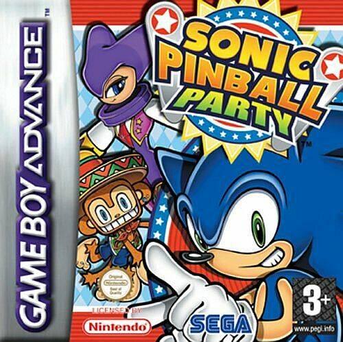 Sonic Pinball Party PAL GameBoy Advance
