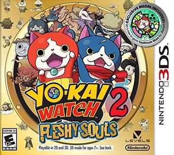 Yo-Kai Watch 2 Fleshy Souls Cover Art