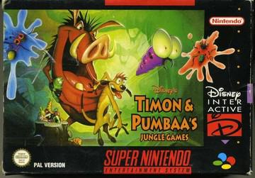 Timon and Pumbaa Jungle Games PAL Super Nintendo