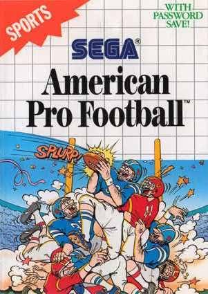 American Pro Football PAL Sega Master System