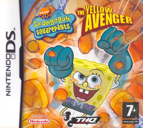 SpongeBob SquarePants Yellow Avenger PAL Nintendo DS