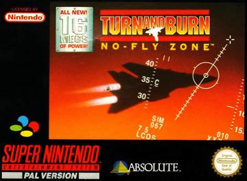 Turn and Burn No Fly Zone PAL Super Nintendo