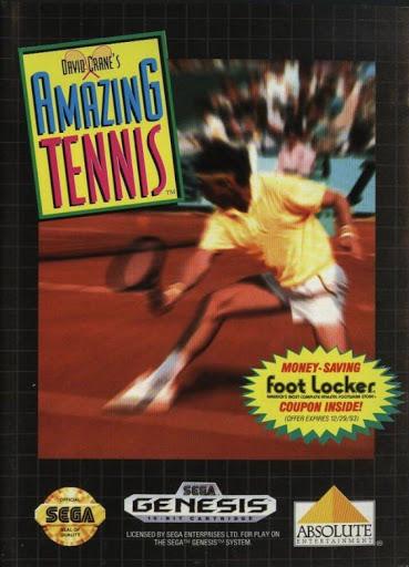 David Crane's Amazing Tennis Sega Genesis