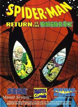 Spiderman Return of the Sinister Six PAL Sega Master System
