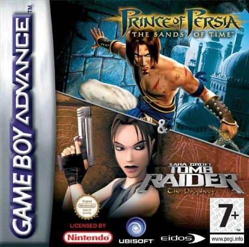 Prince of Persia Sands of Time & Tomb Raider Prophecy PAL GameBoy Advance