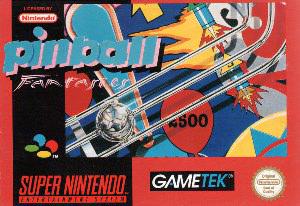 Pinball Fantasies PAL Super Nintendo