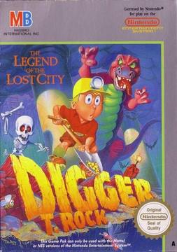 Digger T Rock PAL NES