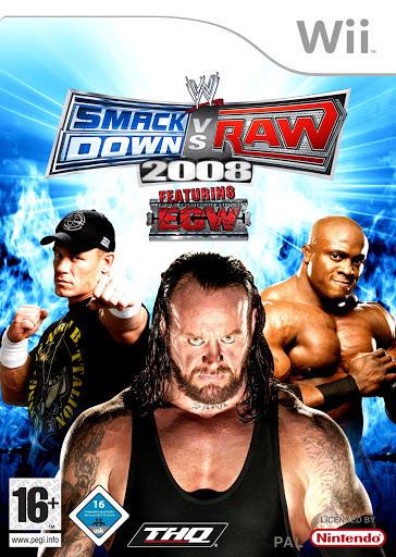 WWE SmackDown vs. Raw 2008 PAL Wii