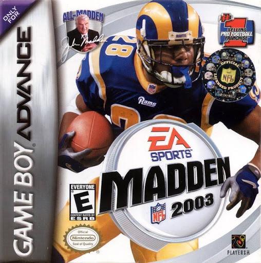 Madden 2003 GameBoy Advance