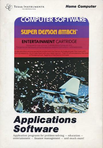 Super Demon Attack TI-99