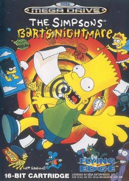 The Simpsons: Bart's Nightmare PAL Sega Mega Drive