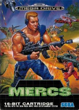Mercs PAL Sega Mega Drive